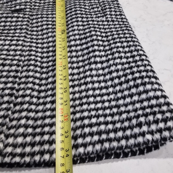 🧥 HOUNDSTOOTH CHECK PATTERN COAT - Picture 13 of 13